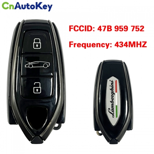CN076005 OEM Smart Key 3 buttons Remote FOB For 2021 2022 Lamborghini URUS 434 MHZ  FCC 47B 959 752 Keyless Go