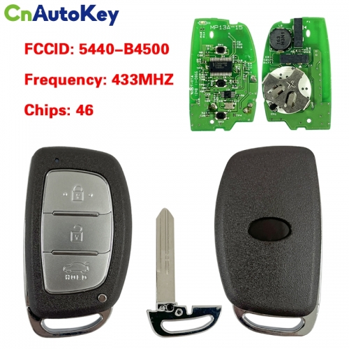 CN020060 2013-2015 Hyundai I10 Accent Smart Key 3B – 433MHZ – 95440-B4500