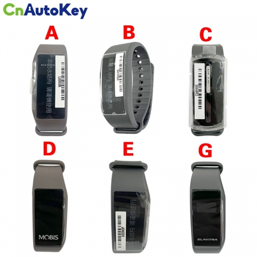 CN020321 Car Keyless Remote Key Smart Band 434Mhz 8A/47 Chip for Hyundai  Mobis SONATA IX25  VERNA ENCINO ELANTRA Intelligent Remote Smart Bracelet