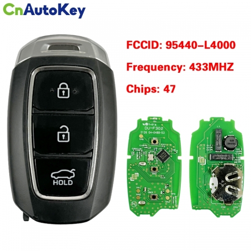 CN020164 2021  Hyundai Tucson Smart Key 3B -433MZ 47chip – 95440-L4000