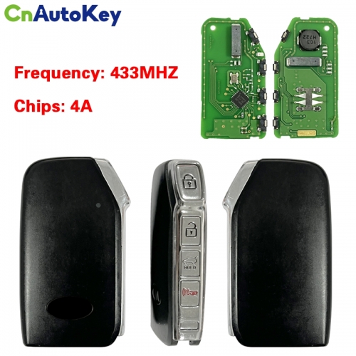 CN051236 For Kia Smart Remote Key 3+1 Buttons 433MHz 4A chip