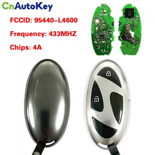 CN020327 For Hyundai 2-Button Intelligent Remote Control Keyless Go 95440-L4600 433MHZ 4A Chip