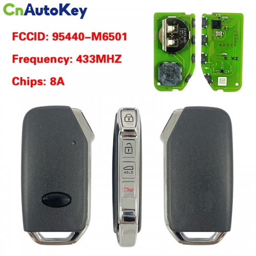 CN051232  For Kia Cerato 2019+ Smart Key, 4Buttons 95440-M6500 95440-M6501 433MHz, 8Achips  CQOFD00430