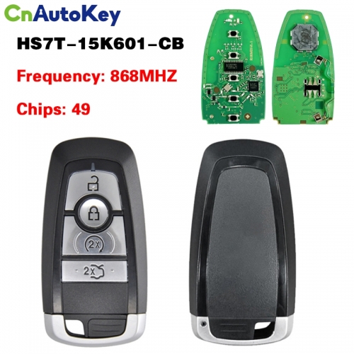 CN018071 ORIGINAL Key For Ford Frequency 868 MHz Transponder HITAG PRO Part No HS7T-15K601-CB