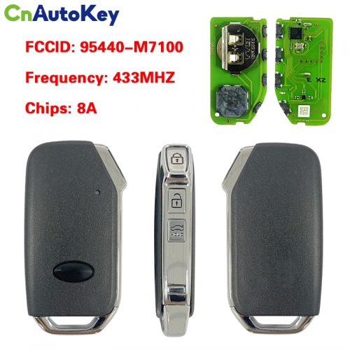 CN051233 For Kia Cerato 2019-2021 Smart Key 3B 95440-M7100 433MHZ 8Achip FG00500