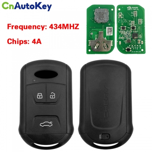 CN079013  Suitable for Chery OEM intelligent remote control key 434MHZ 4A chip