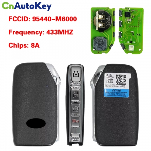 CN051235 2018-2020 KIA Forte Smart Keyless Remote Key 4 Button 95440-M6000 433MHZ 8Achip CQOFD00430