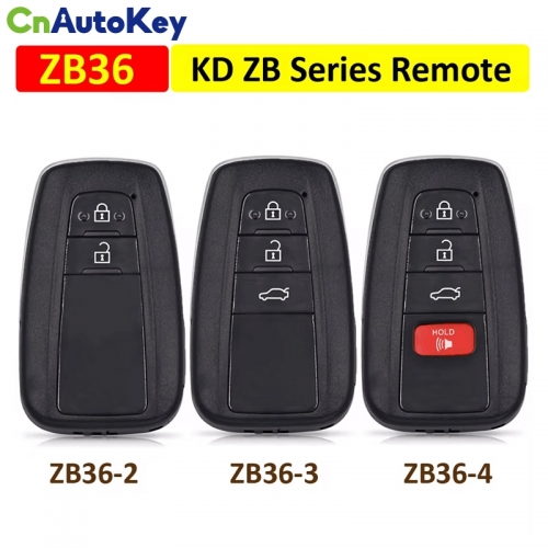 KEYDIY ZB36-2 ZB36-3 ZB36-4 Universal ZB Series KD Smart Remote Key for KD-X2 KD-MAX Fit More than 2000 Models for Toyota Style