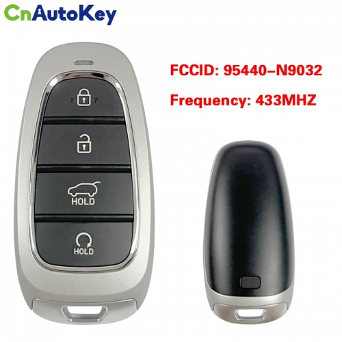 CN020244  Aftermarket For Hyundai Tucson 2022  Smart Key 4 Buttons 433MHz Part numner 95440-N9032