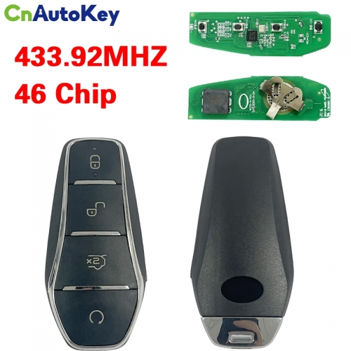 CN085008  Smart Remote Car Key 433.92MHZ FSK 46/4A Chip For BYD QIN PLUS DM-i QIN PLUS EV YUAN PLUS SON Atto All FCC