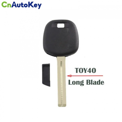 CS007154  No Logo Transponder Key Shell for Lexus Toyot*a with Toy40 Blade Uncut