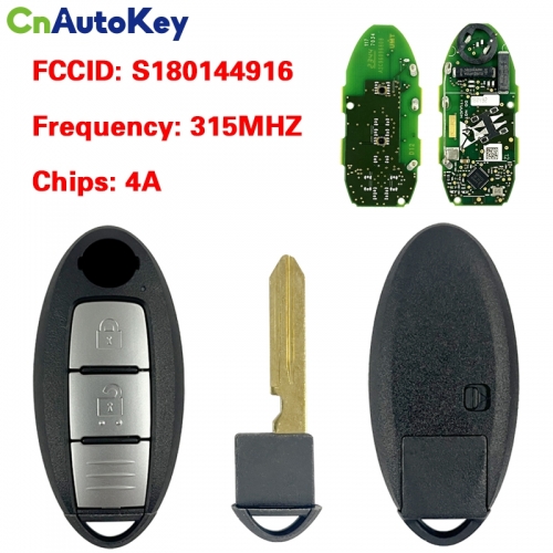 CN027040  Original 315MHz 2button Smart Remote For Nissan Dayz With 4A Chip FCCID: S180144600 S180144601 S180144916