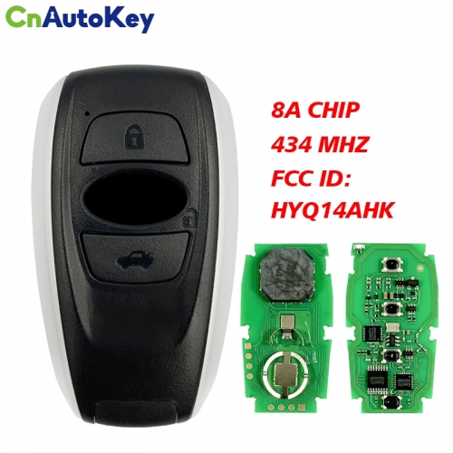 CN034007 2017-2020 Subaru  3-Button Smart Key  PN 88835-FL03A  HYQ14AHK 434mhz 231451-7000 8Achip