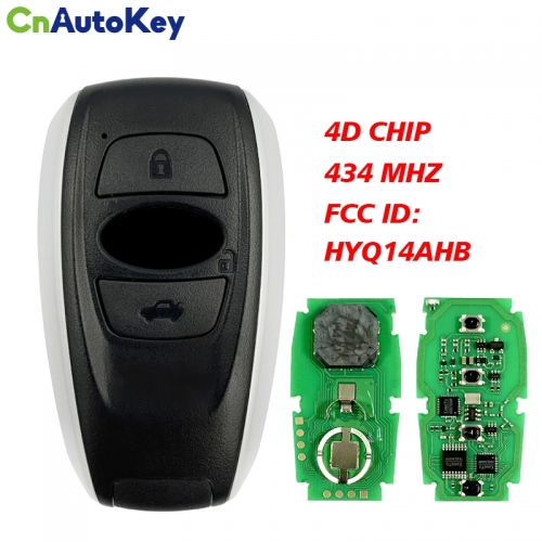 CN034009 Key for Subaru 2014 BRZ, l-egacy, 2014-, 2015 Impreza-XV 2015, Forester 2014- 4D Chip 434mhz 14AHB 281451-5801