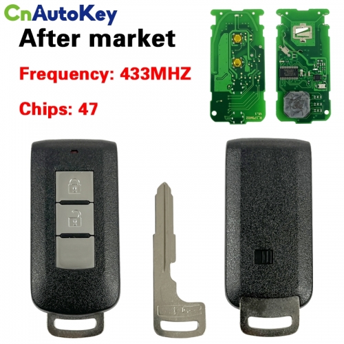 CN011011 For Mitsubishi L200, Montero 2015+  Pajero Sport year 2017 +Smart Key, 2Buttons, GHR-M004(shell) GHR-M003(board) HITAG3 NCF2952X Chip, 433MHz