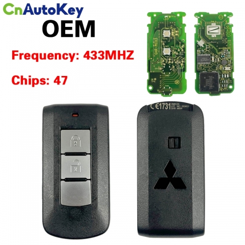 CN011011 For Mitsubishi L200, Montero 2015+  Pajero Sport year 2017 +Smart Key, 2Buttons, GHR-M004(shell) GHR-M003(board) HITAG3 NCF2952X Chip, 433MHz