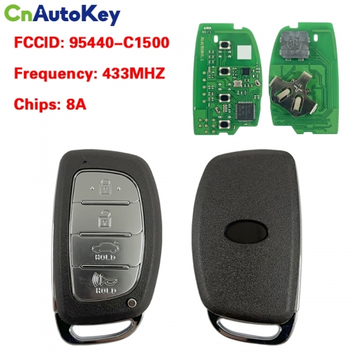 CN020219 For Hyundai Sonata 2015 2016 2017 2018 19 Smart Remote Key, 434MHz 8A Chip ,FCC : CQOFD00120 P/N  95440-c1500