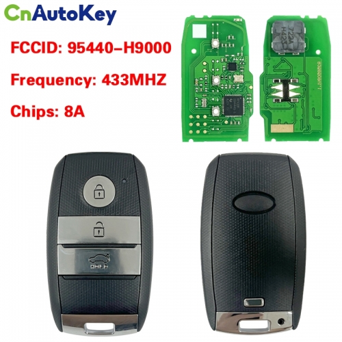 CN051149  KIA Rio 2017 Genuine Smart Key Remote 433MHz 8A Chip Part Number 95440-H9000