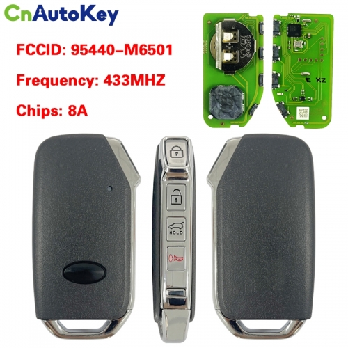 CN051232  For Kia Cerato 2019+ Smart Key, 4Buttons 95440-M6500 95440-M6501 433MHz, 8Achips  CQOFD00430