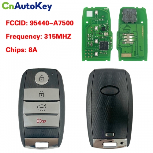 CN051151   2014-16 KIA Forte  Smart Keyless Entry Car Remote Control 95440A7500 FCC ID CQOFN00040 DST128 315MHZ