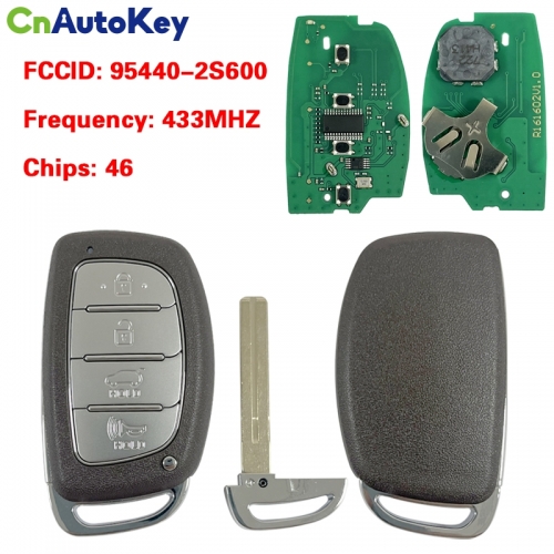 CN020064 For Hyundai Tucson Genuine Smart Key Remote 2015 4 Button 433MHz 95440-2S600 TQ8-FOB-4F03