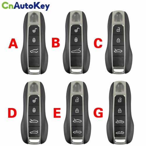 CS005012 New 3/4 Buttons Smart Remote Key Shell For Porsche Cayenne Panamera Replacement car remote shell