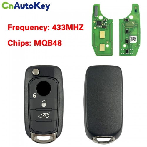 CN017034  Suitable for Fiat smart remote key with 3 buttons and 433MHz MQB48 chip