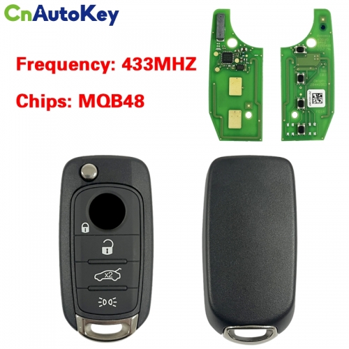 CN017035  Suitable for Fiat smart remote key with 4 buttons and 433MHz MQB48 chip