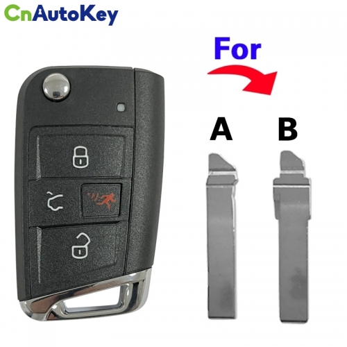 CS001036  Key Shell for VW Flip key  4 Button