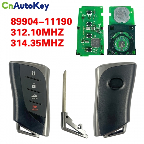 CN052070 For Lexus LS500 LC500 2018+ Smart Key, 4Buttons 89904-11190 312.10/314.35  HYQ14FBF P4 A9