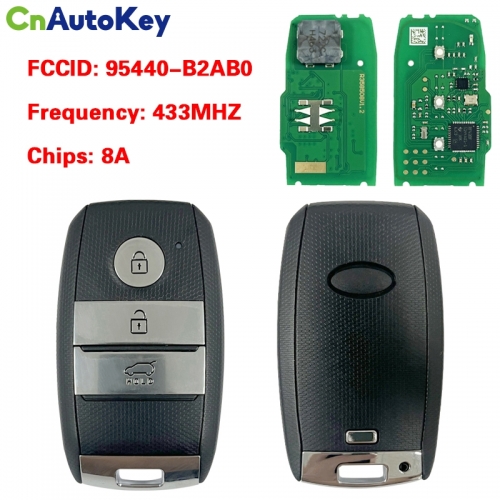 CN051241 KIA Soul 2017 Genuine Smart Key Remote 3 Buttons 433MHz 95440-B2AB0