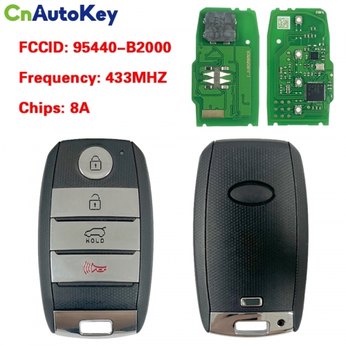 CN051243 KIA Soul 2014 Genuine Smart Key Remote 4 Buttons 433MHz 95440-B2000