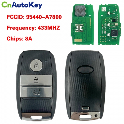 CN051244 KIA K3 2017-2019 Smart Remote Key 3 Buttons 433MHz 95440-A7800