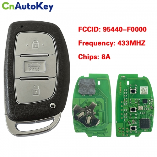 CN020332 Hyundai Elantra Smart Remote Key 3 Buttons 433MHz 95440-F0000