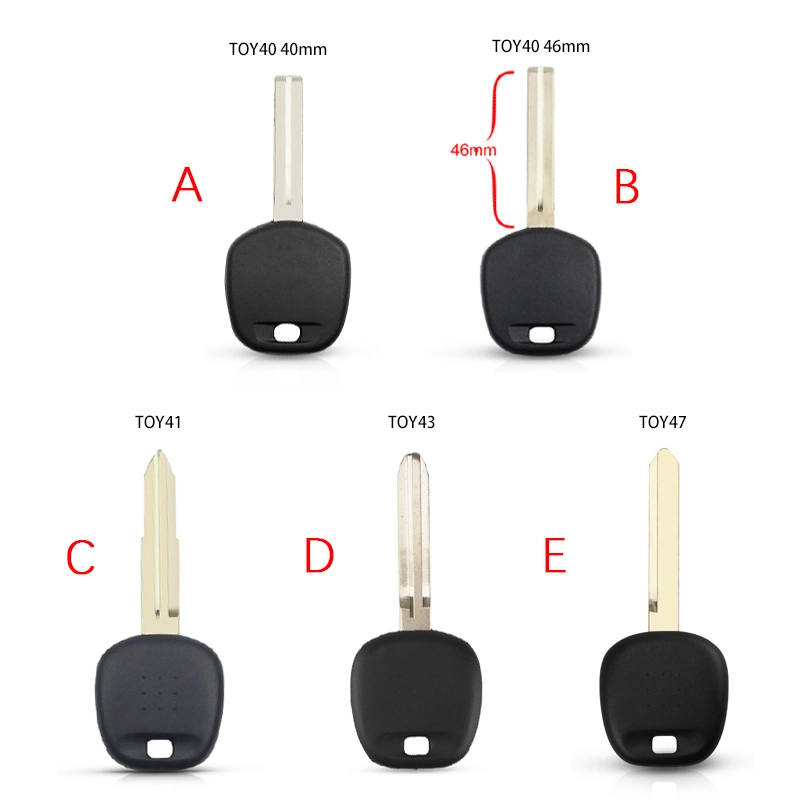 CS007126 Transponder Blank Chip Schlüssel Shell Für Toyota Rav4 Prado Corolla Camry Reiz Highlander Yaris Corolla Uncut Keine Logo