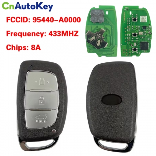 CN020152 Aftermarket For Hyundai Creta Smart Key Remote 2016 3 Button 433MHz 8A Chip PN 95440-A0000PGB