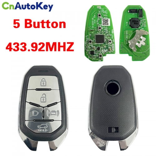 CN096017  Original Smart key For Sangyoyng 5 Button 433.92MHZ Keyless Go