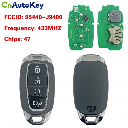 CN020279  GENUINE HYUNDAI KONA 2021 - 2022 SMART KEY 4BUTTONS 434MHZ - 95440-J9400