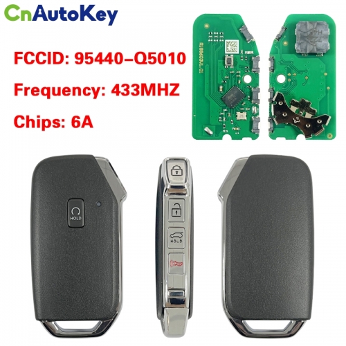 CN051256 KIA AFTERMARKET 5-Button KEY REMOTE START FCCID: 95440-Q5010 433MHZ 6A Chip