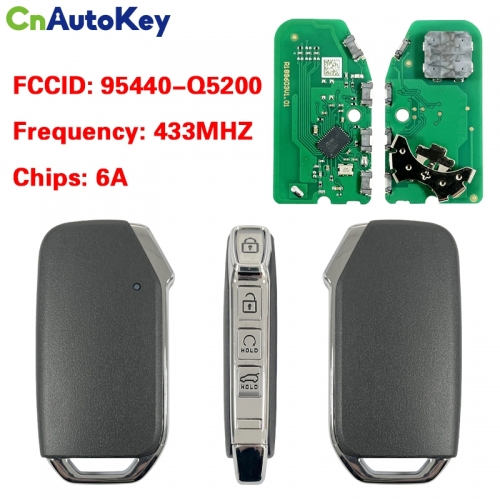 CN051253 KIA AFTERMARKET 4-Button KEY REMOTE START FCCID: 95440-Q5200 433MHZ 6A Chip