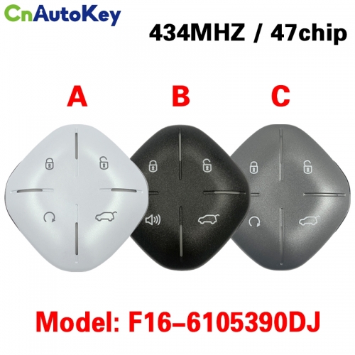 CN031009  Original 4 Button Smart key for Jetour  Model: F16-6105390DJ  434MHZ  47chip