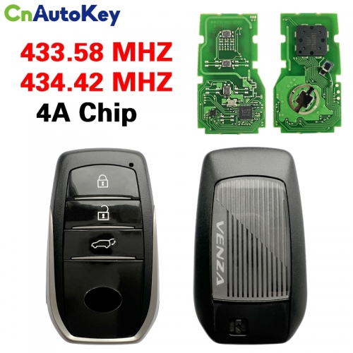 CN007351 Suitable for 3-button original 433.58/434.42MHZ 4A chip Model: 14FDZ DENSO