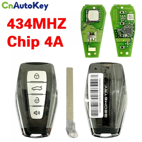 CN031012  Original Geometry 4 Button Smart key 4A NCF29AXM  CHIP 434mhz