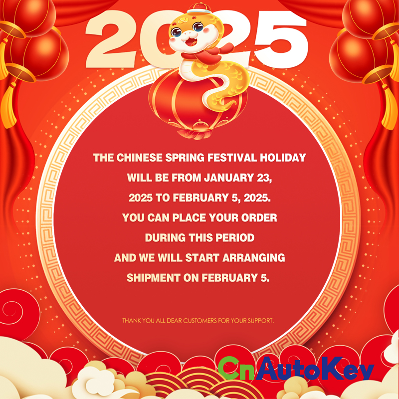 Chinese Spring Festival holiday Notice