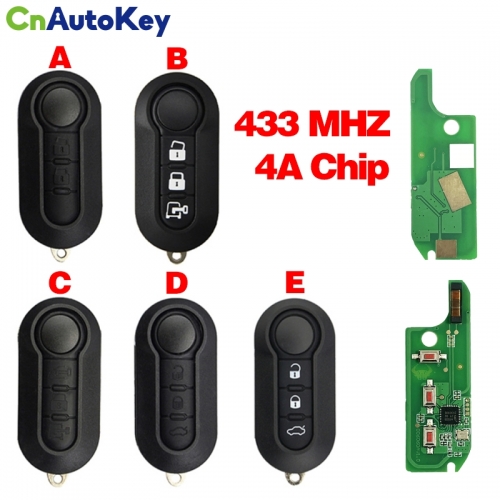 CN017044  Suitable for Fiat 3-button remote key 4AChip 433MHz circuit board