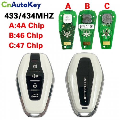 CN079009  For Chery Jetour 4Buttons Smart Key Hitag 3 4A/46/47 chip 433/434mhz