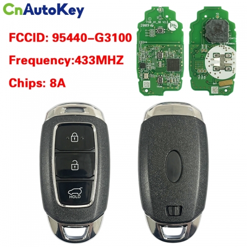 CN020213  Hyundai i30 2018 Genuine Smart Remote Key 433MHz 95440-G3100 8A