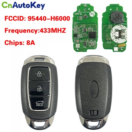 CN020289 Aftermarket For Hyundai Accent 2018 - 2019 Smart Remote Key 433MHz 95440-H6000