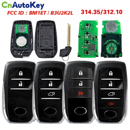 CN007307   Smart Key B3U2K2L 0010 Board Fit For New Toyota HILUX FORTUNER 314.35/312.10MHZ Can instead 0182 BM1ET  FCC: BM1ET /B3U2K2L