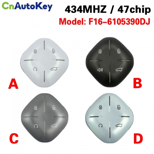 CN031009  Original 4 Button Smart key for Jetour  Model: F16-6105390DJ  434MHZ  47chip